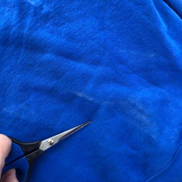 Gildan Mens Sweatshirt 5XL Crewneck Blue Heavy Blend Pullover Classic FLAWS - Picture 9 of 15